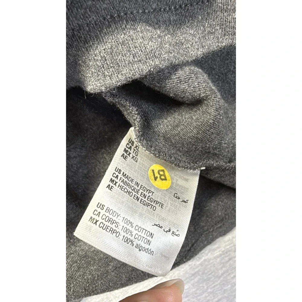 Club Room Jersey Shirt Mens XL Heather Gray Cotton Long Sleeve Turtleneck Winter